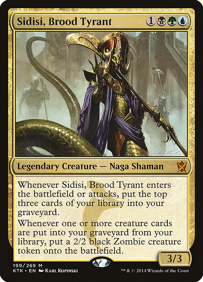 Sidisi, Brood Tyrant card front