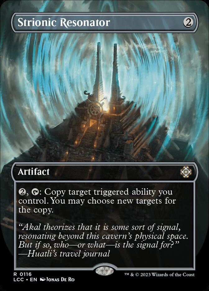 Strionic Resonator card front