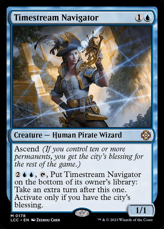 Timestream Navigator card front
