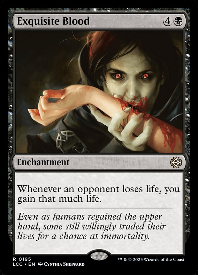 Exquisite Blood card front