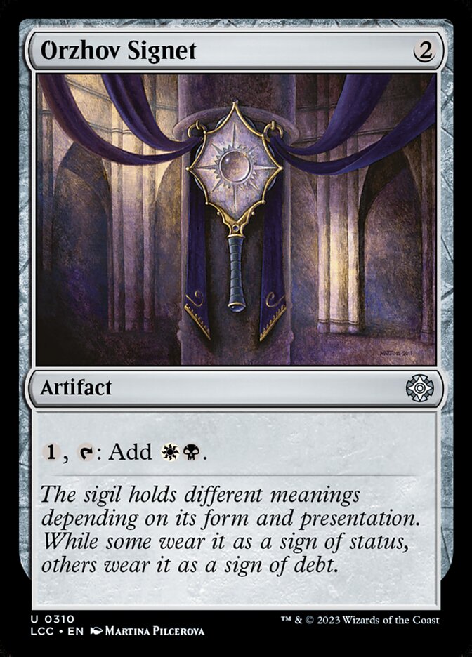 Orzhov Signet card front