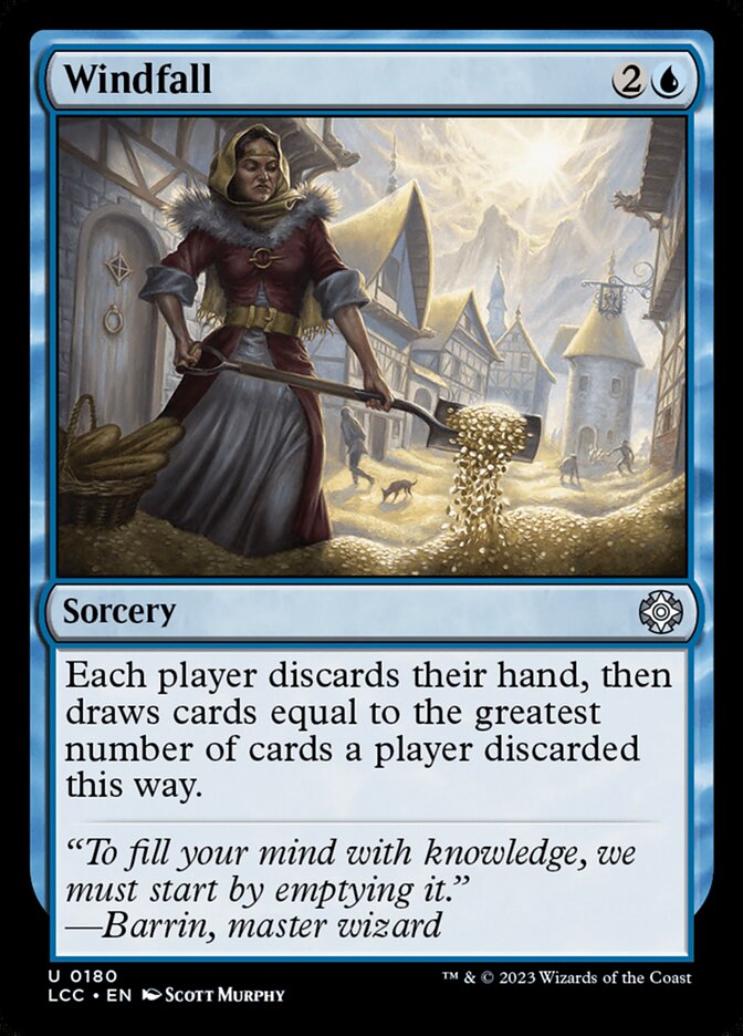 Windfall card front
