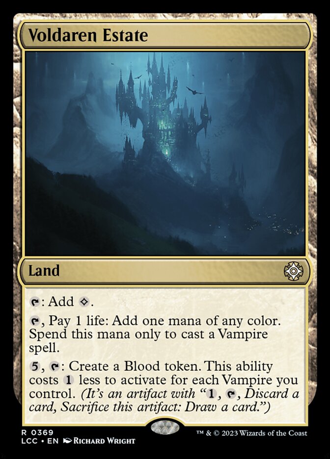 Voldaren Estate card front
