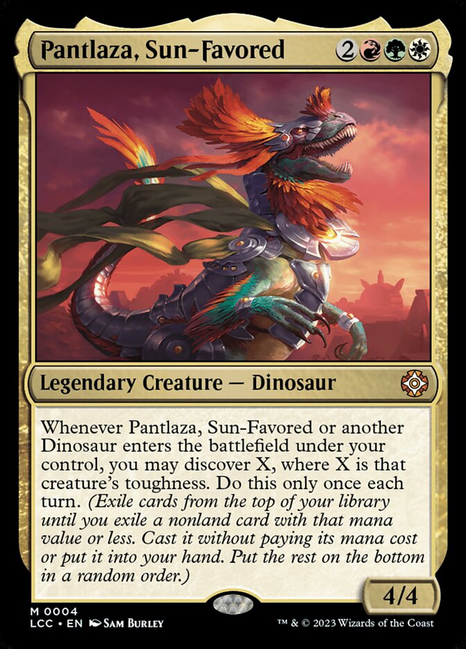 Pantlaza, Sun-Favored card front