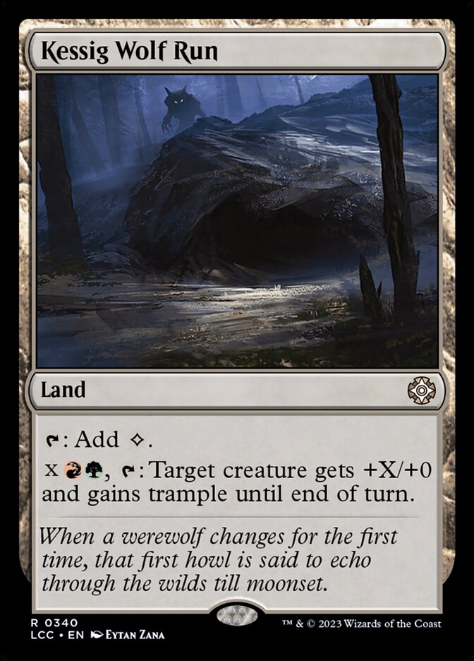 Kessig Wolf Run card front