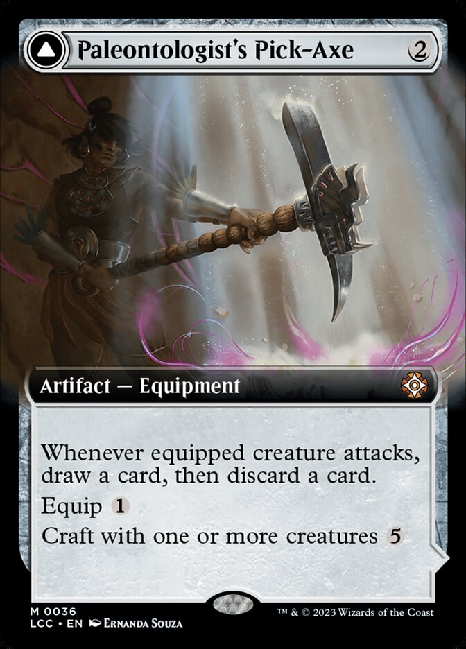 Paleontologist's Pick-Axe card front