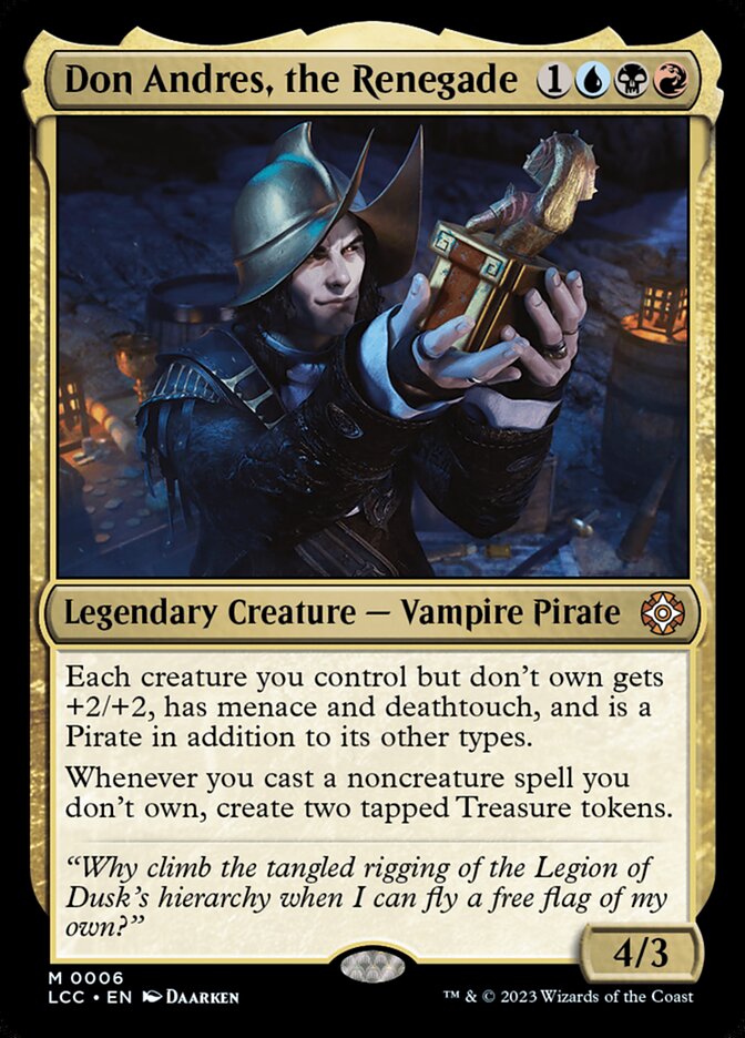 Don Andres, the Renegade card front