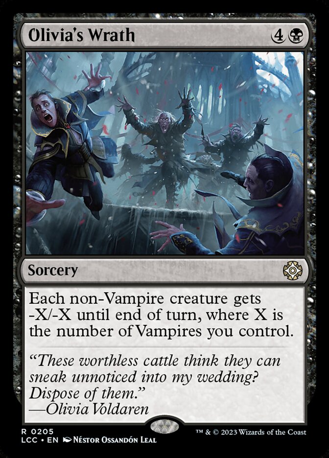 Olivia's Wrath card front