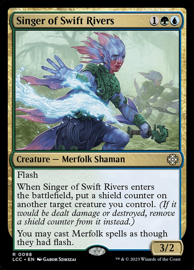 Singer of Swift Rivers card front