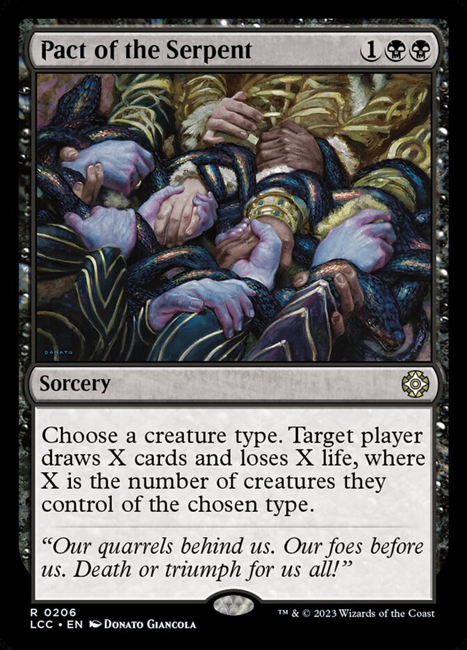 Pact of the Serpent card front