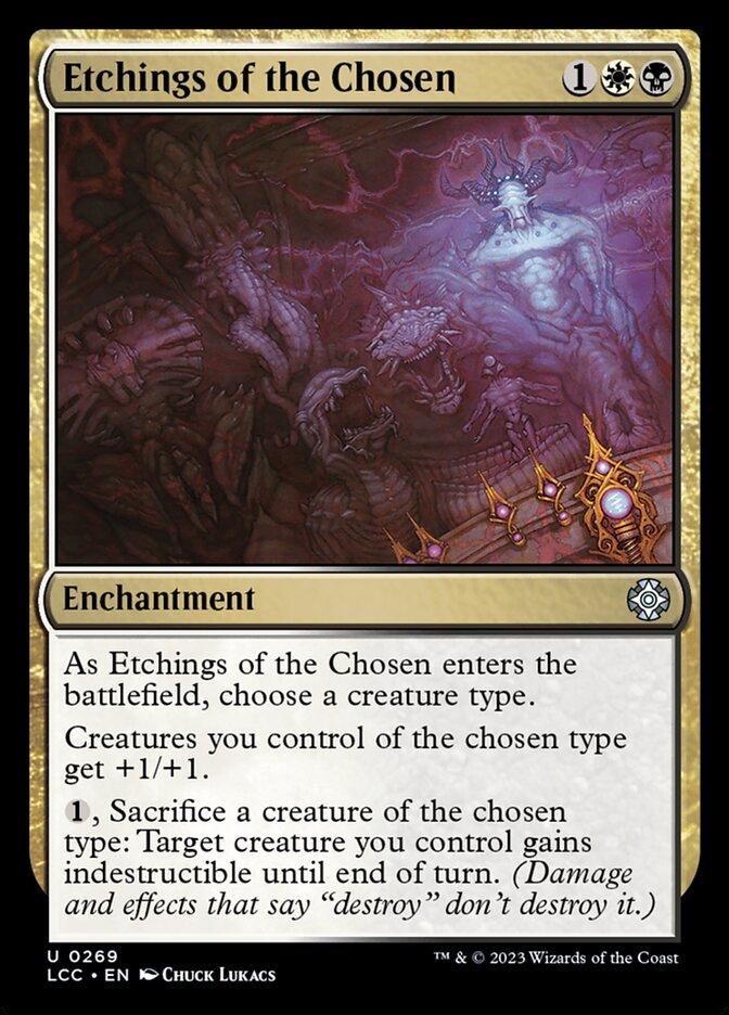 Etchings of the Chosen card front