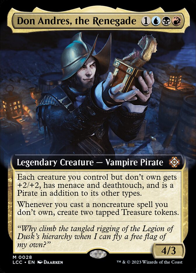 Don Andres, the Renegade card front