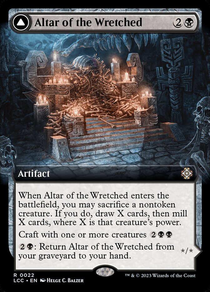 Altar of the Wretched card front