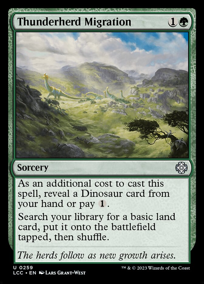 Thunderherd Migration card front