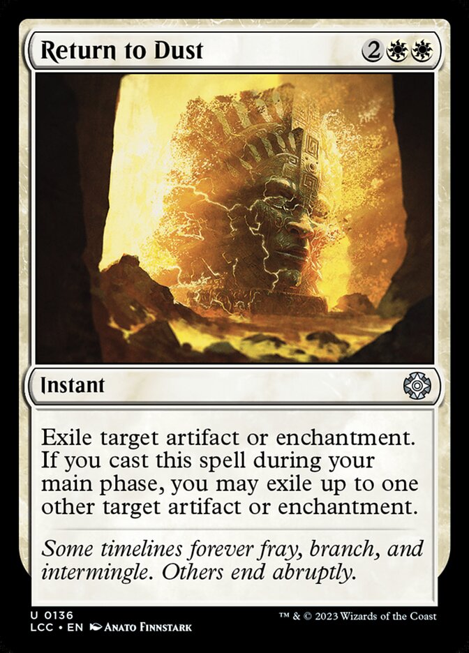 Return to Dust card front