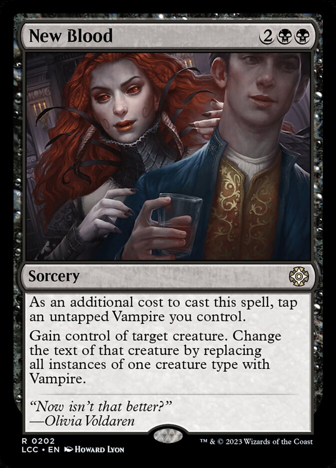 New Blood card front
