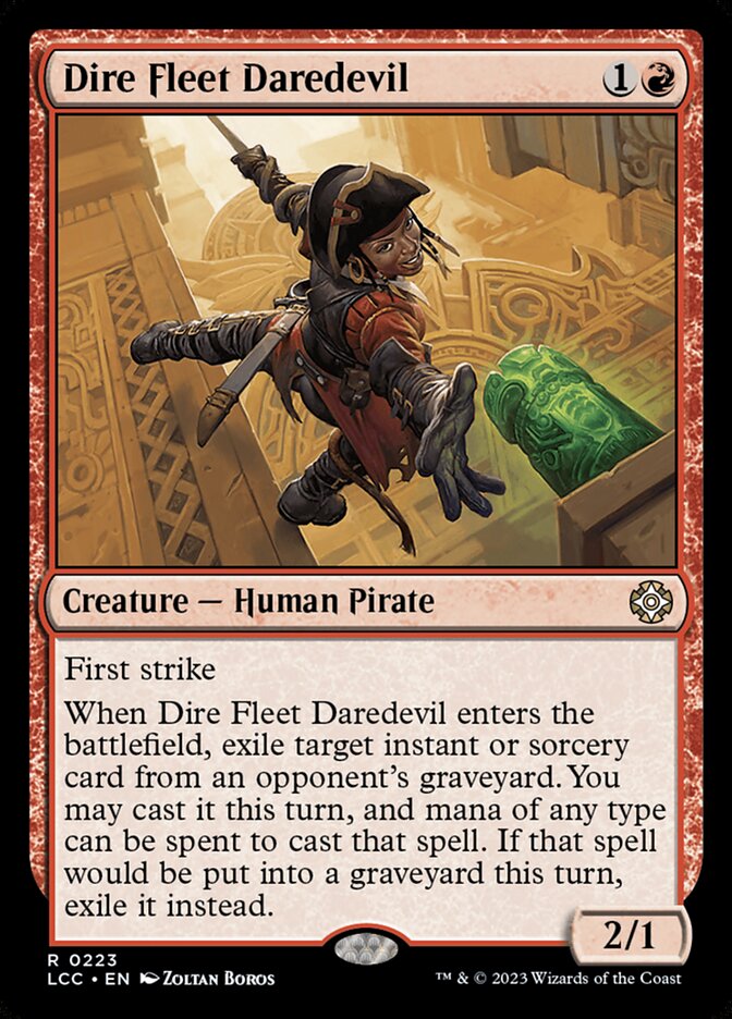 Dire Fleet Daredevil card front