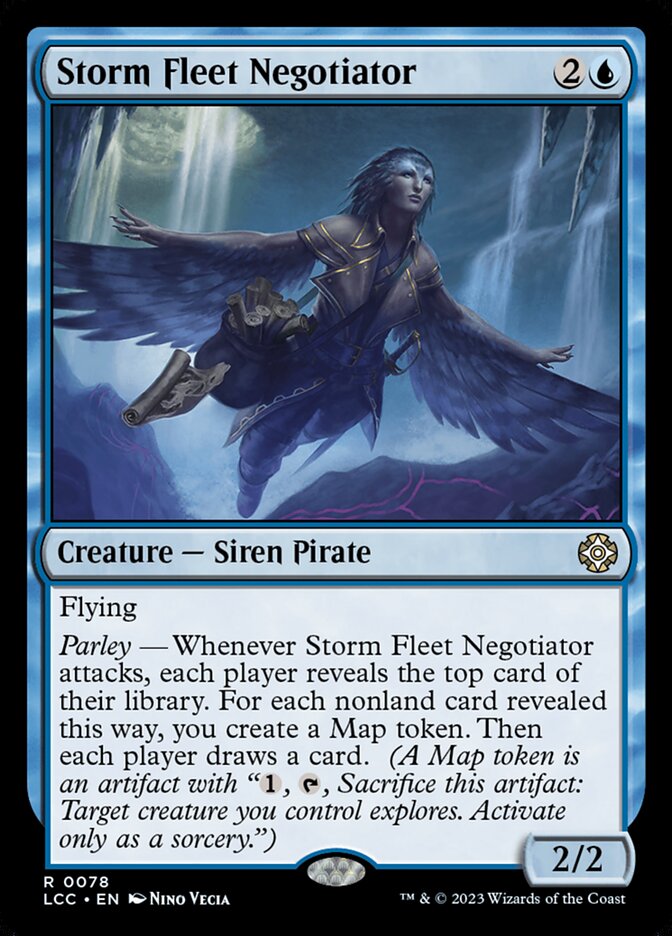 Storm Fleet Negotiator card front