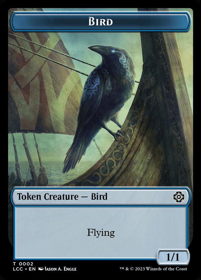 Bird card front