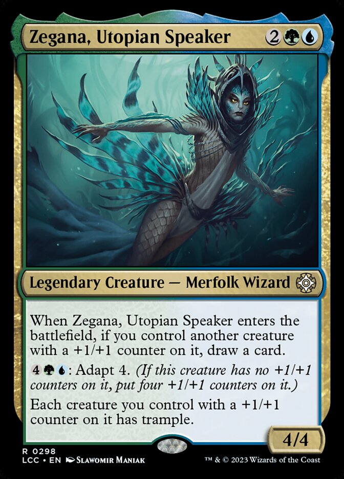 Zegana, Utopian Speaker card front