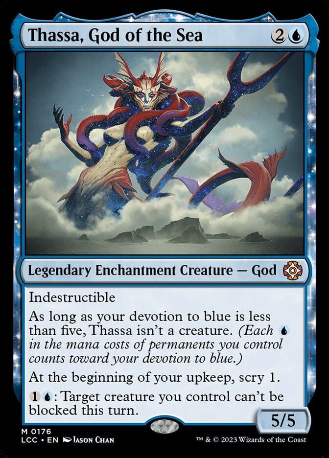 Thassa, God of the Sea card front