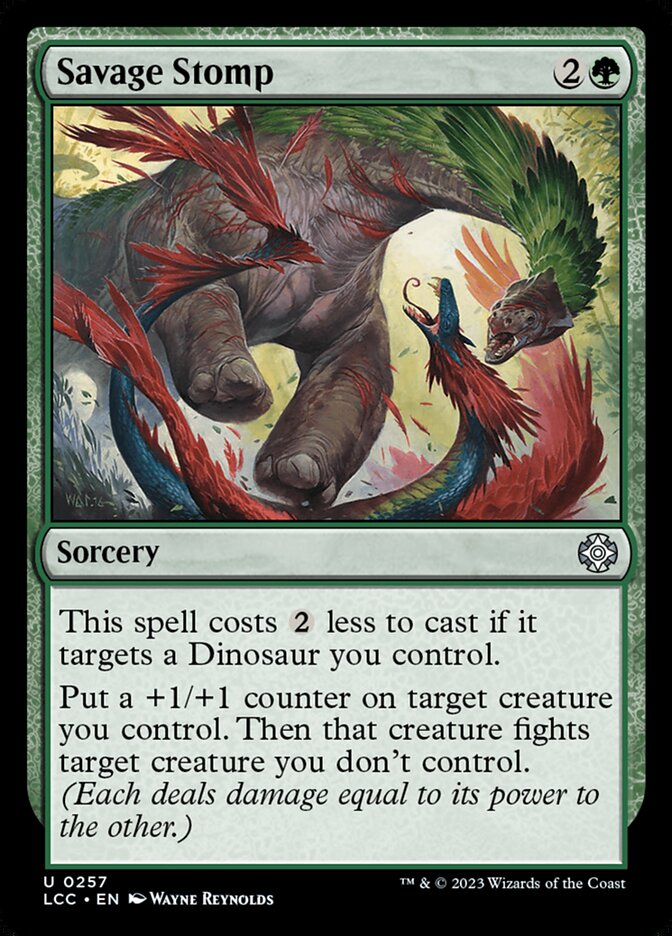 Savage Stomp card front