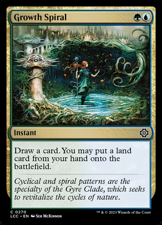 Growth Spiral card front