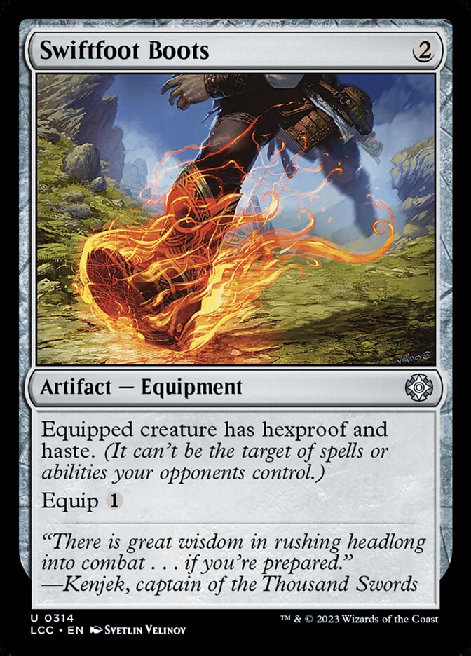 Swiftfoot Boots card front