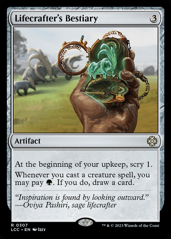 Lifecrafter's Bestiary card front