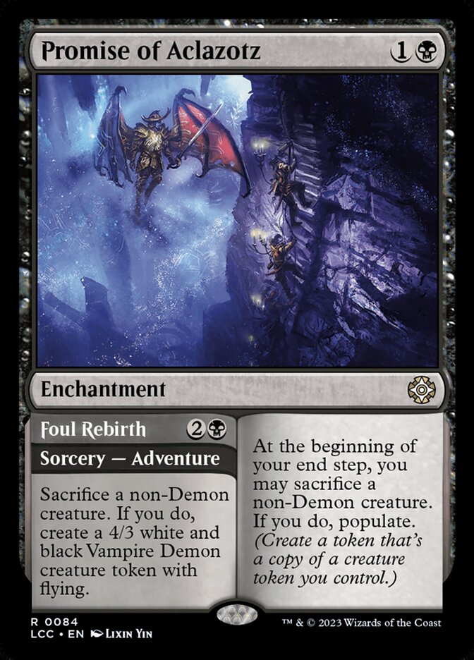 Promise of Aclazotz card front