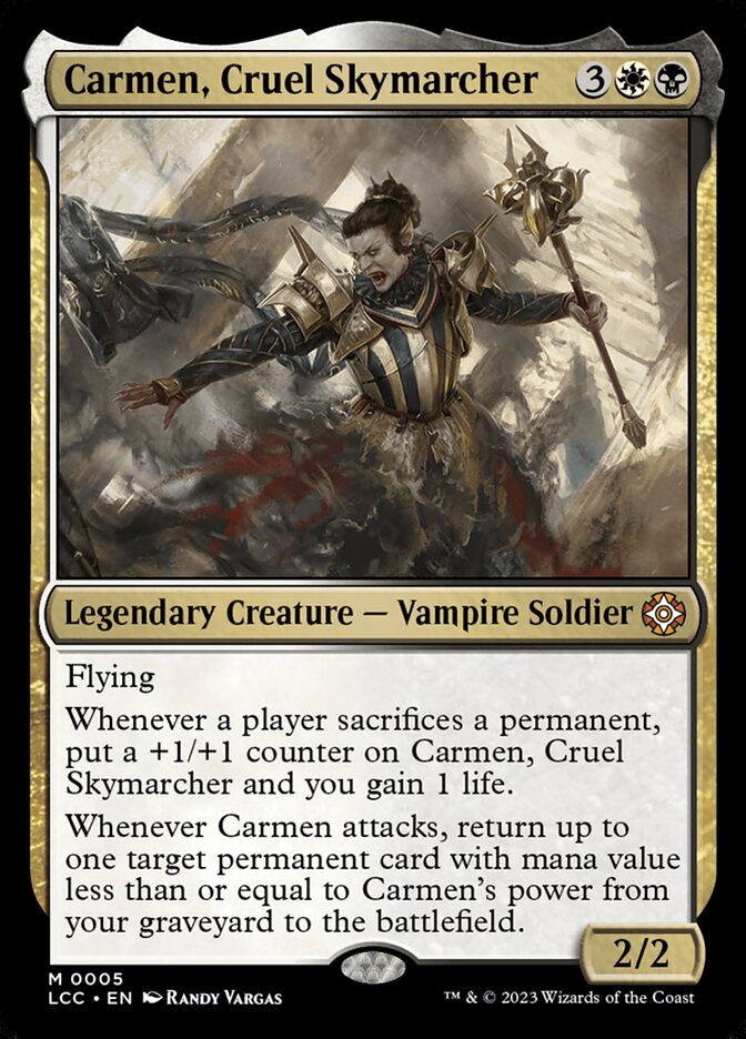 Carmen, Cruel Skymarcher card front