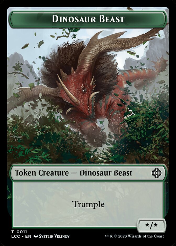 Dinosaur Beast card front