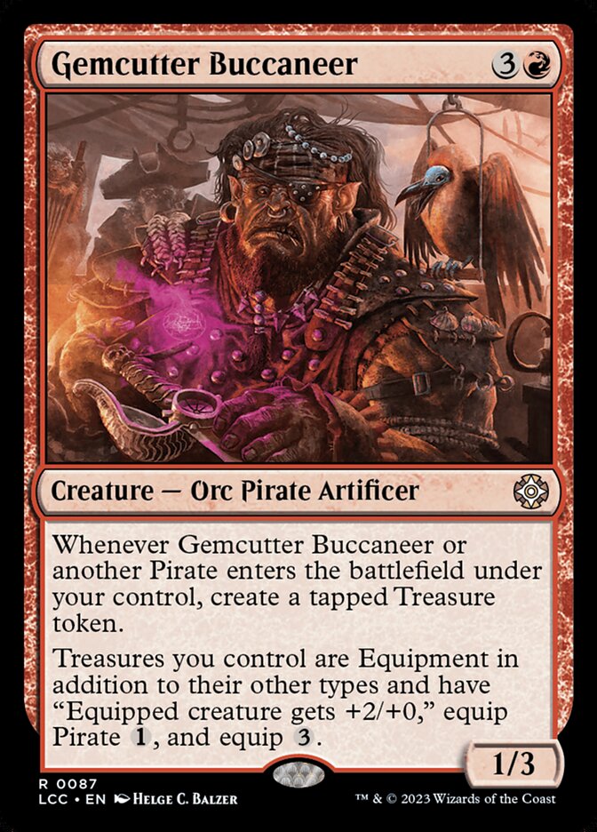 Gemcutter Buccaneer card front