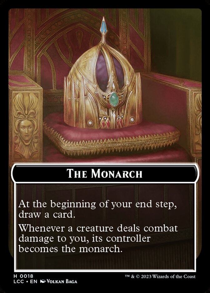 The Monarch card front