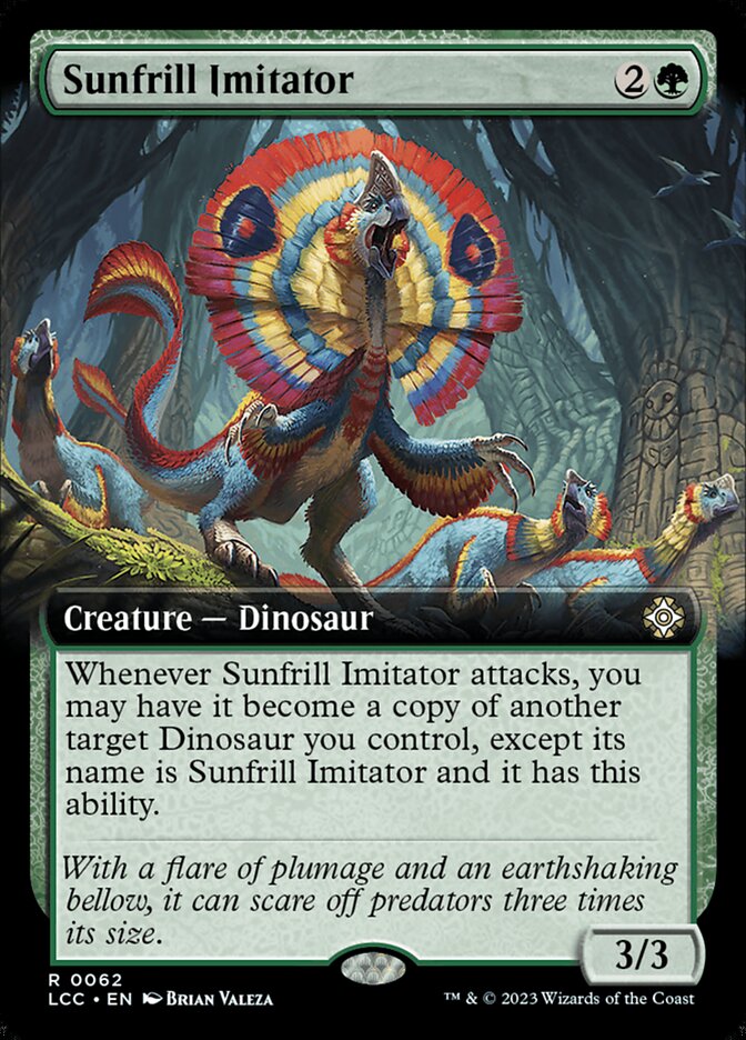 Sunfrill Imitator card front