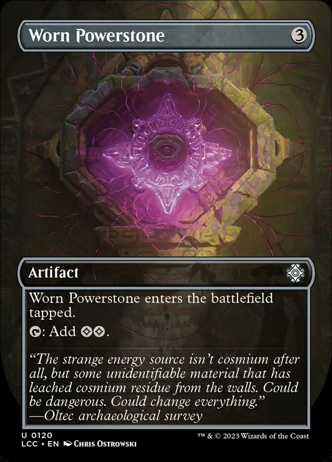 Worn Powerstone card front