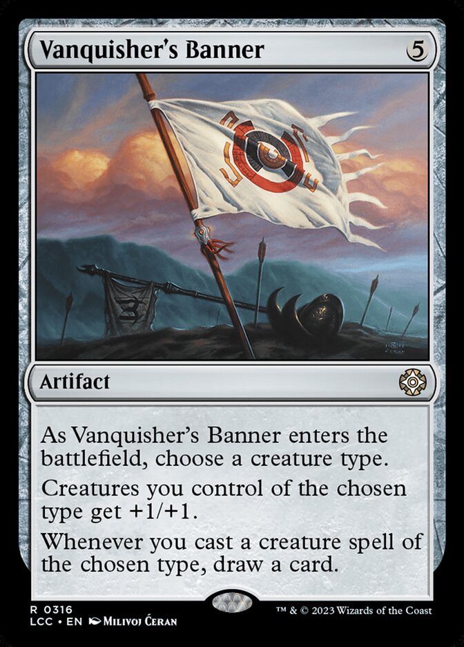 Vanquisher's Banner card front