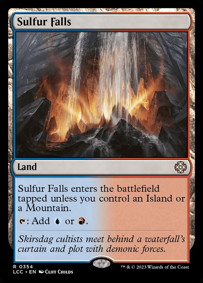 Sulfur Falls card front