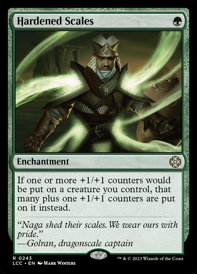 Hardened Scales card front