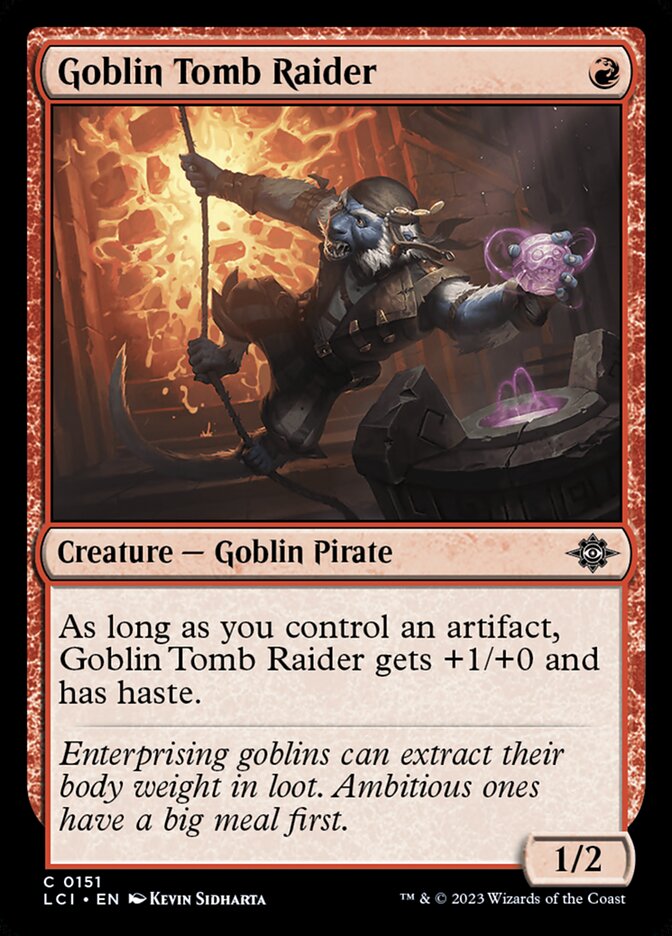 Goblin Tomb Raider card front