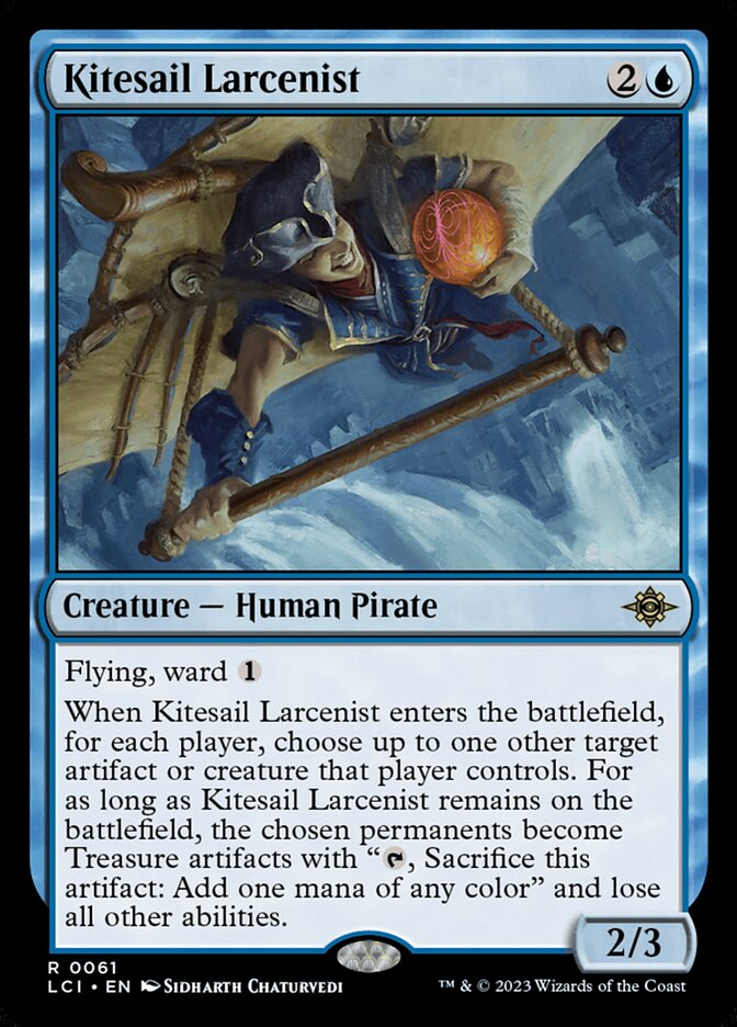 Kitesail Larcenist card front