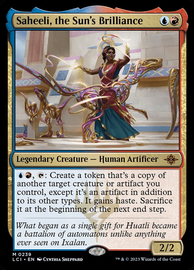 Saheeli, the Sun's Brilliance card front