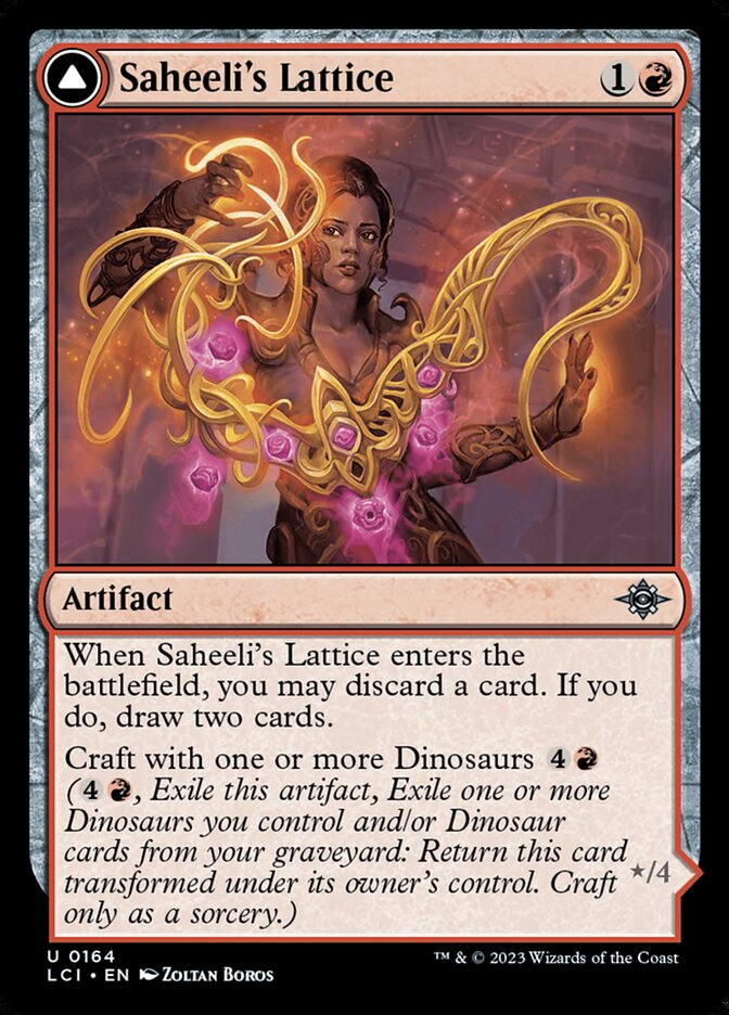 Saheeli's Lattice card front