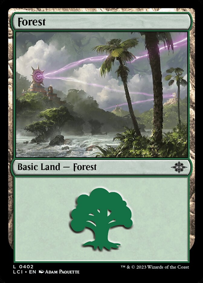 Forest card front