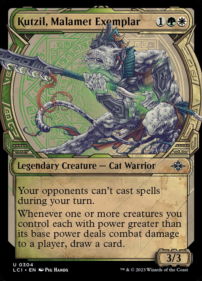Kutzil, Malamet Exemplar card front