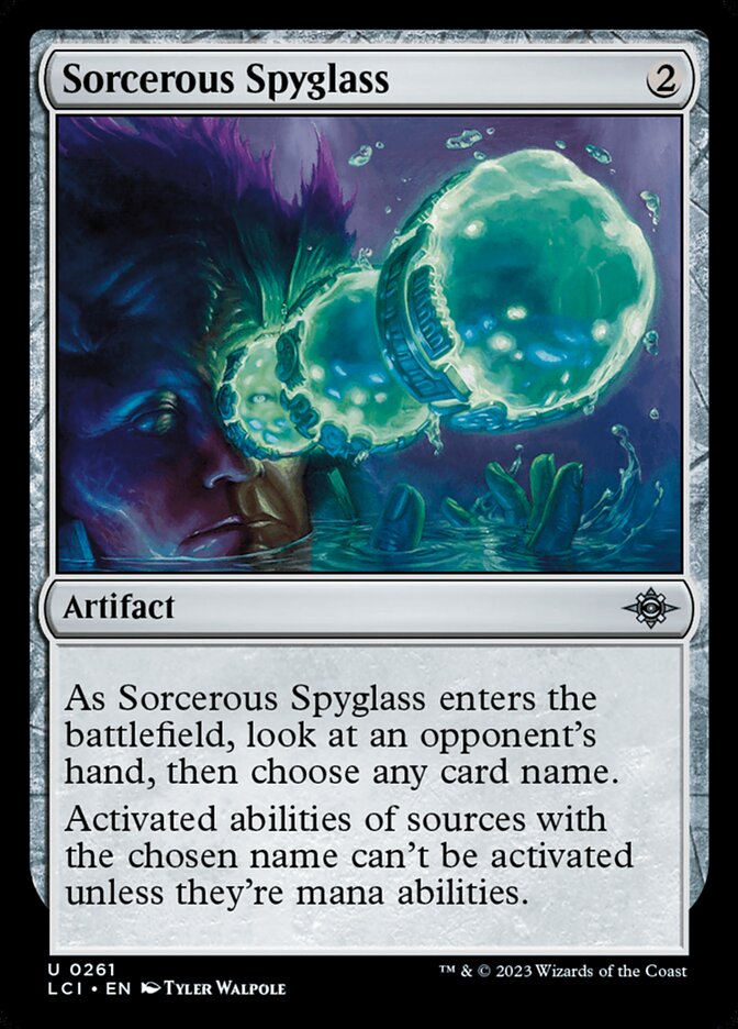Sorcerous Spyglass card front