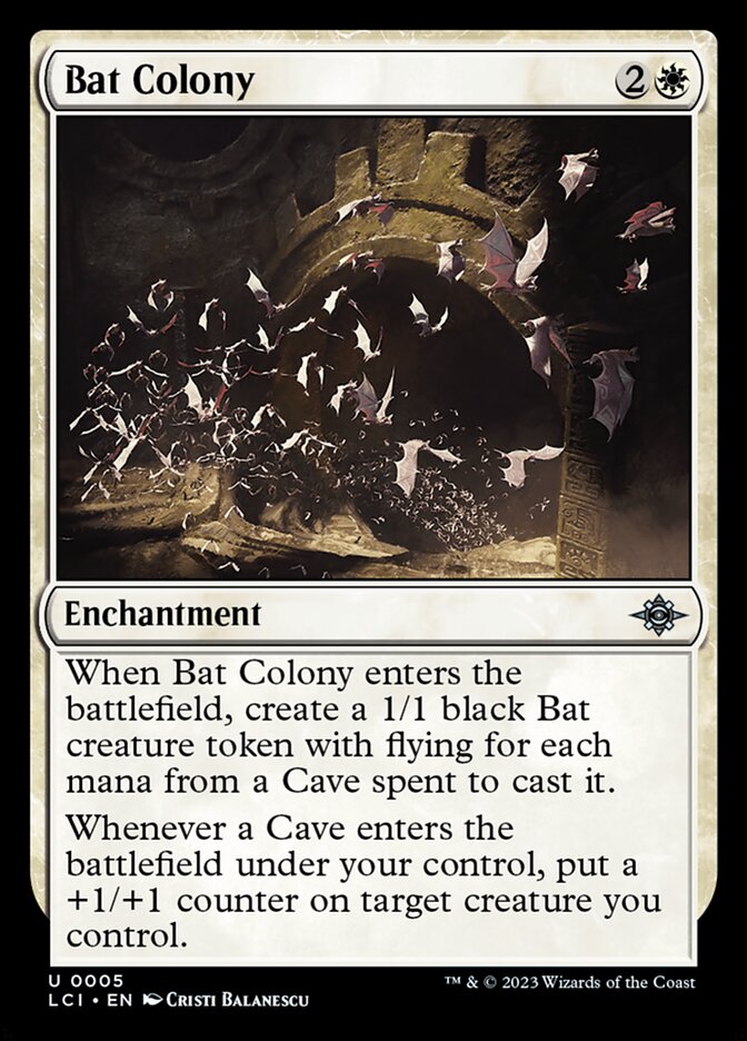 Bat Colony card front