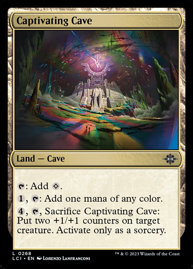 Captivating Cave card front