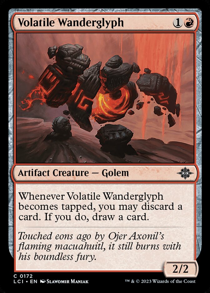Volatile Wanderglyph card front