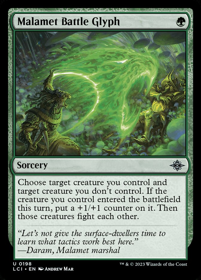 Malamet Battle Glyph card front